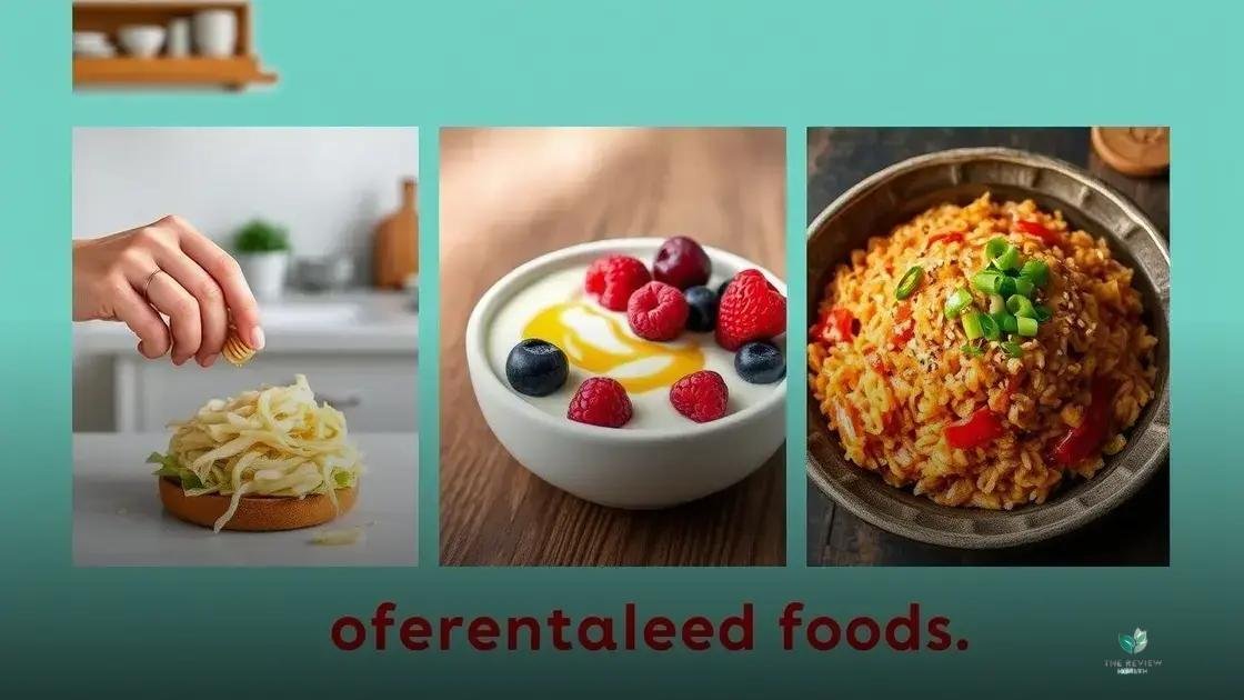 Integrating fermented foods into your diet effectively