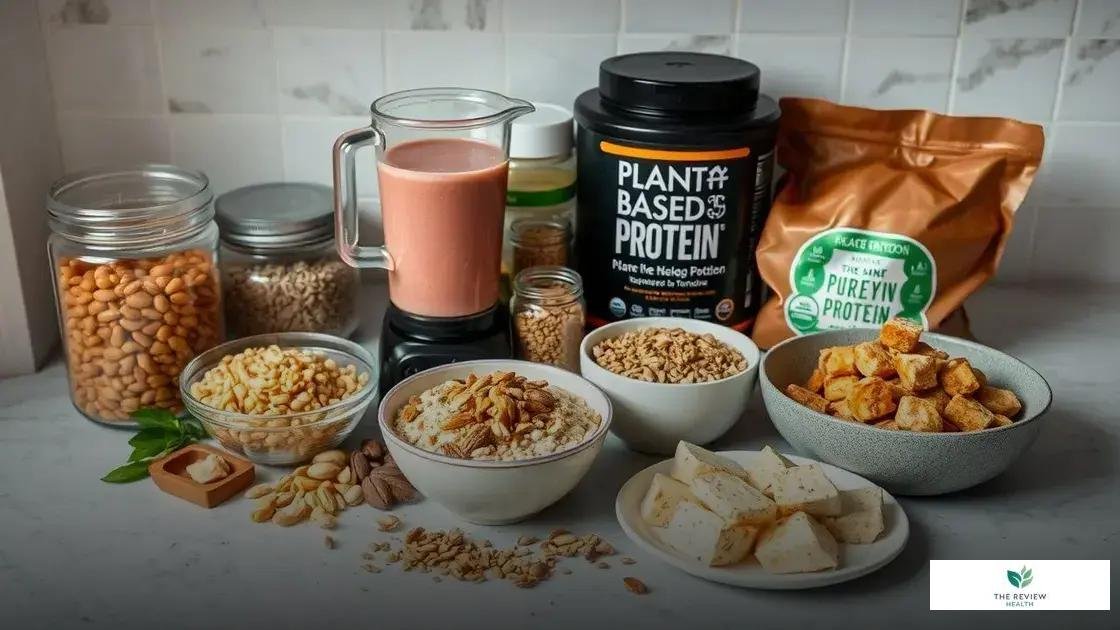 Easy ways to add plant based protein to your diet